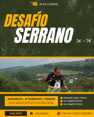 Imagen del evento 4ta edición del Desafío Serrano Alpa Corral