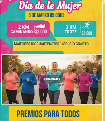 Imagen del evento Gran Corre Caminata - día de la Mujer