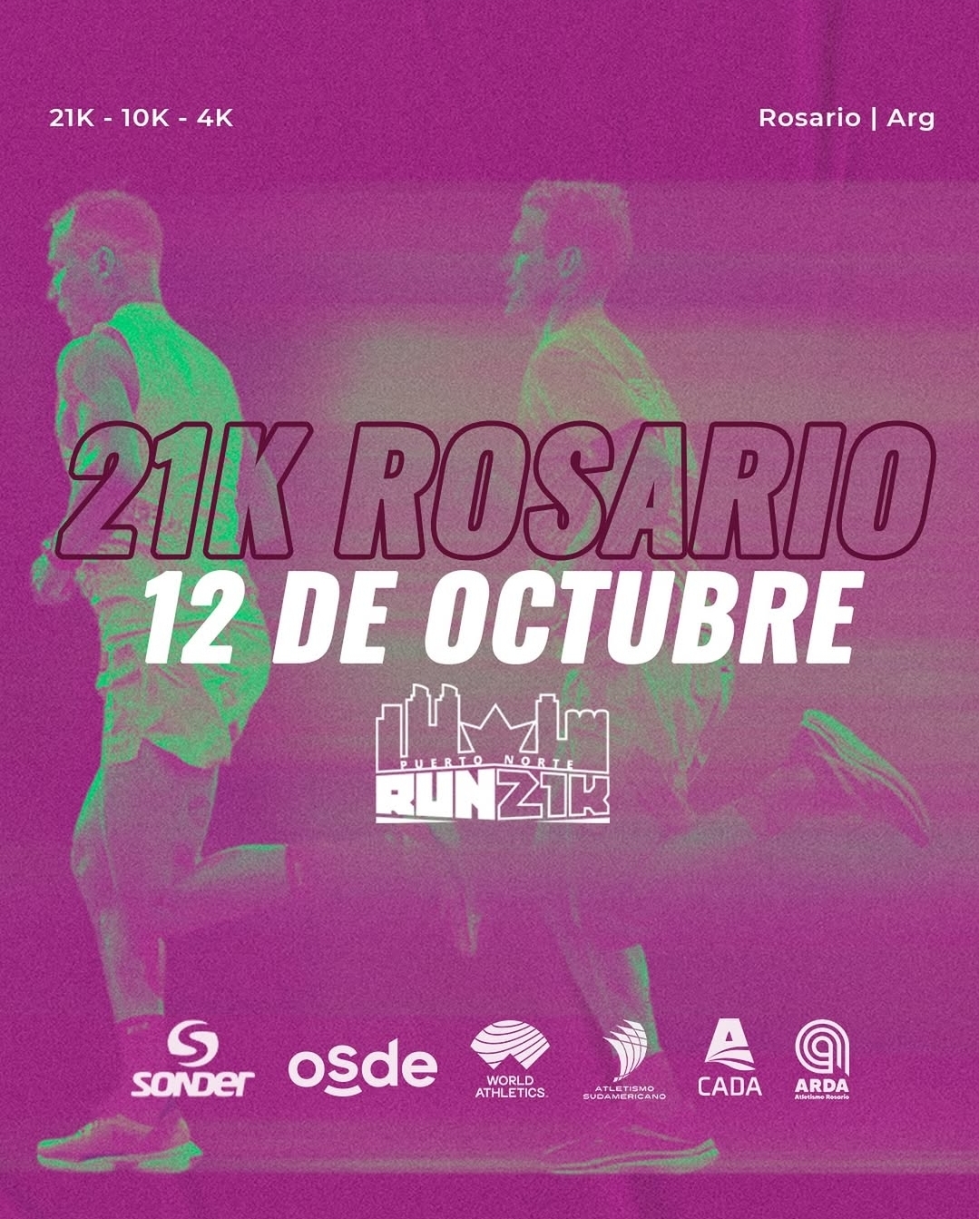 Imagen del evento 21k Rosario Puerto Norte