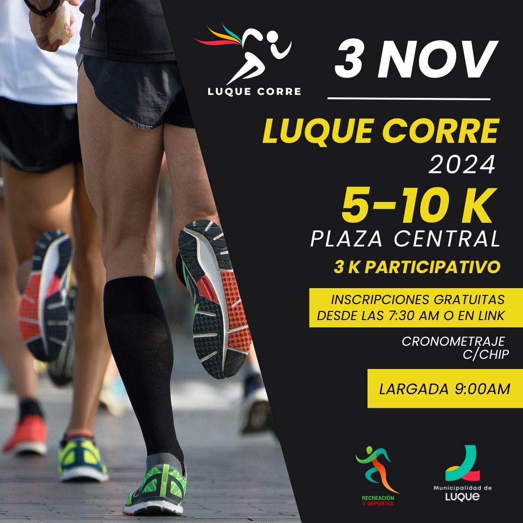 Imagen del evento Maratón Luque Corre