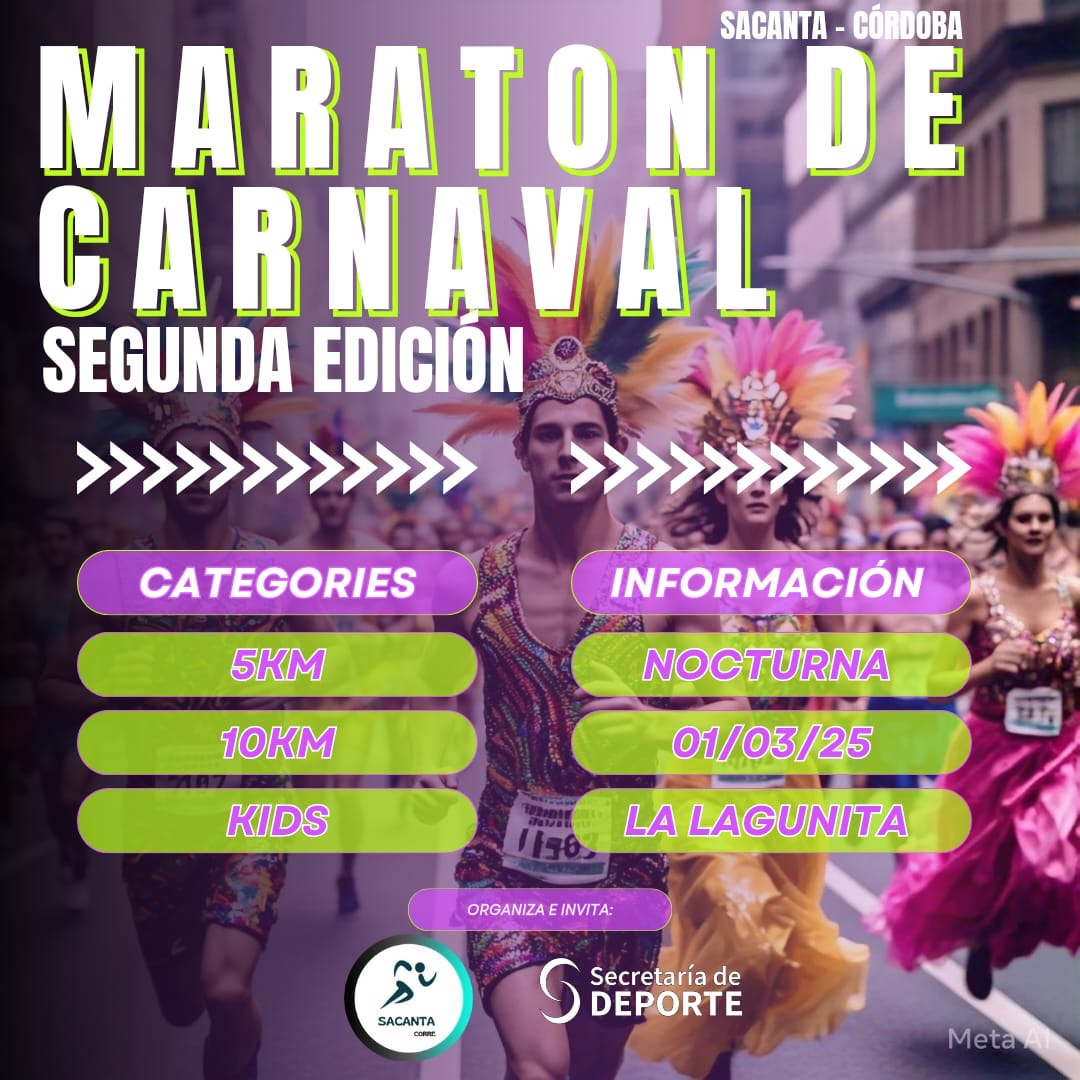 Imagen del evento Carrera Nocturna Carnaval