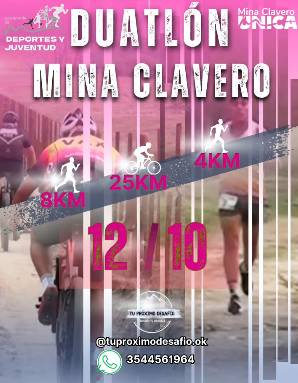 Imagen del evento Duatlón Mina Clavero