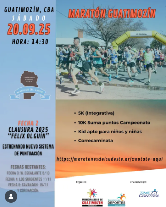 Imagen del evento Maratón Guatimozín