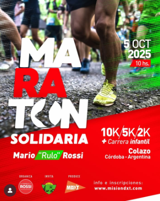 Imagen del evento Maratón Solidaria Mario "Rulo" Rossi