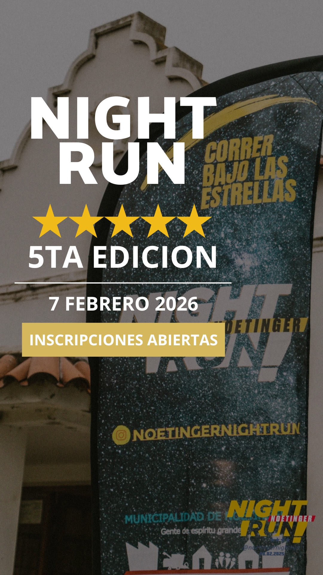 Imagen del evento Noetinger Night Run - 5ta edición