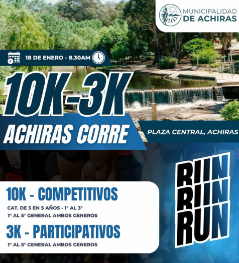 Imagen del evento Achiras Corre