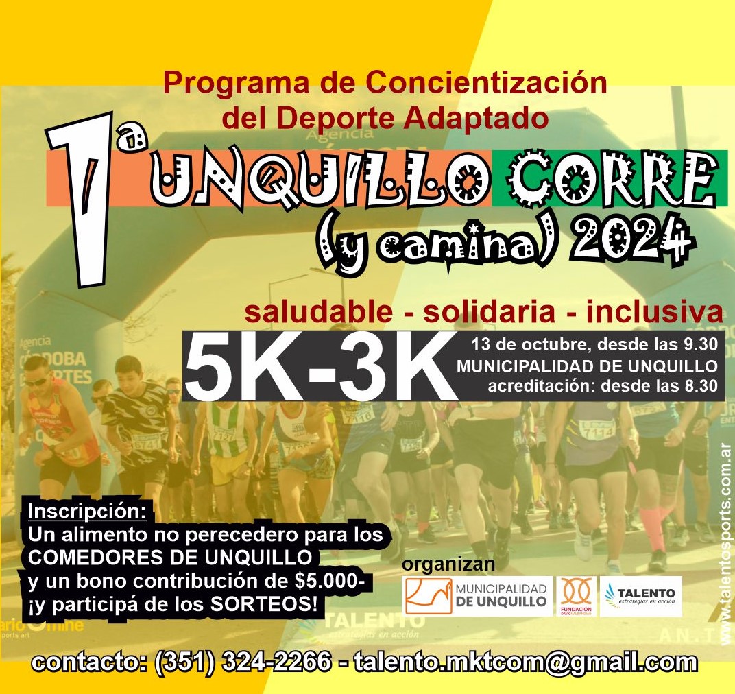 Imagen del evento Unquillo Corre