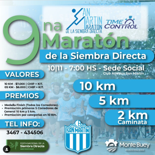 Imagen del evento 9na Maratón de la Siembra Directa
