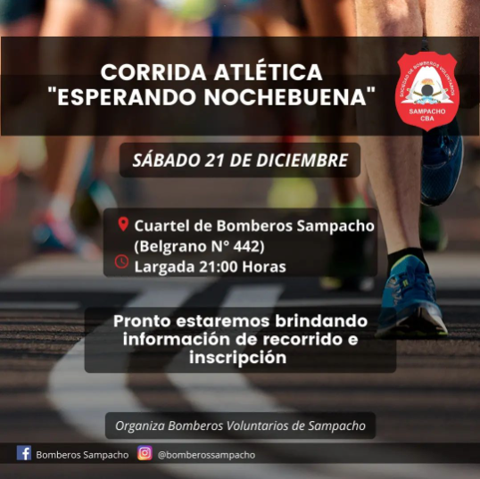 Imagen del evento Corrida Atlética "Esperando Noche Buena"