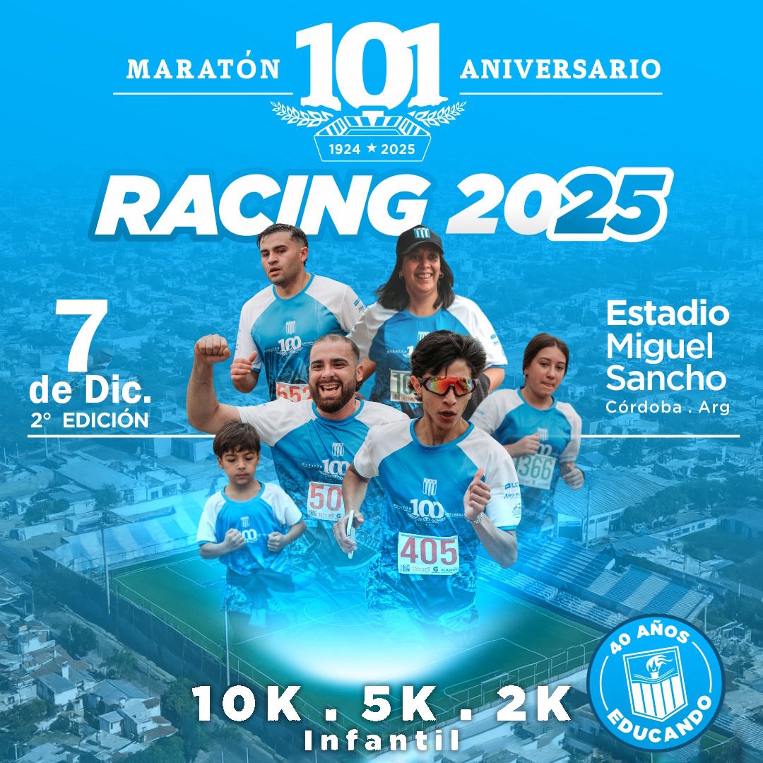 Imagen del evento Maratón 101 Aniversario - Racing 2025
