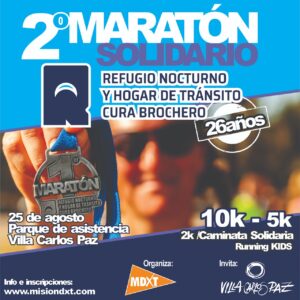 2024/08/28 - 2º Maratón Solidario Refugio Nocturno y Hogar de Tránsito Cura Brochero